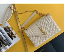 세인트로랑 YSL 믹스 퀼팅 엔벨롭 체인 백